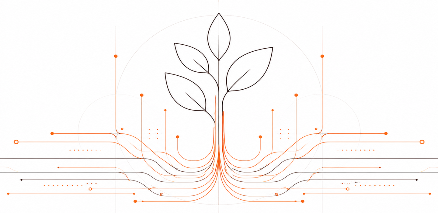 Ilustração Empa-T — tecnologia e crescimento