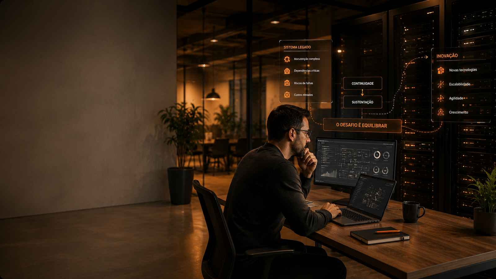 Entre inovação e continuidade: a realidade de um SysAdmin em ambientes legacy